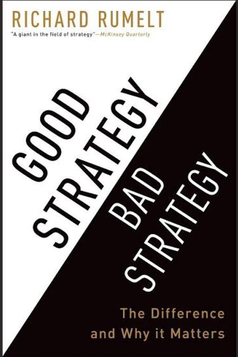 Cover of Good Strategy Bad Strategy